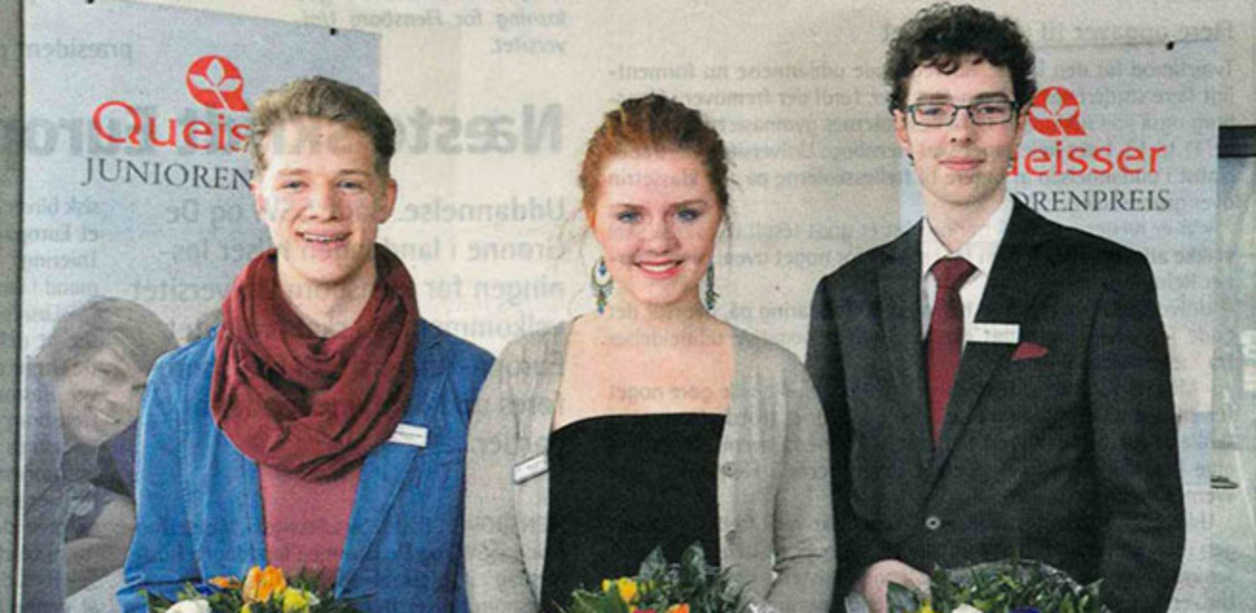 Queisser überreicht Juniorenpreis