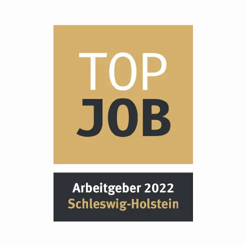 Siegel TOP JOB Arbeitgeber 2022 Schleswig-Holstein